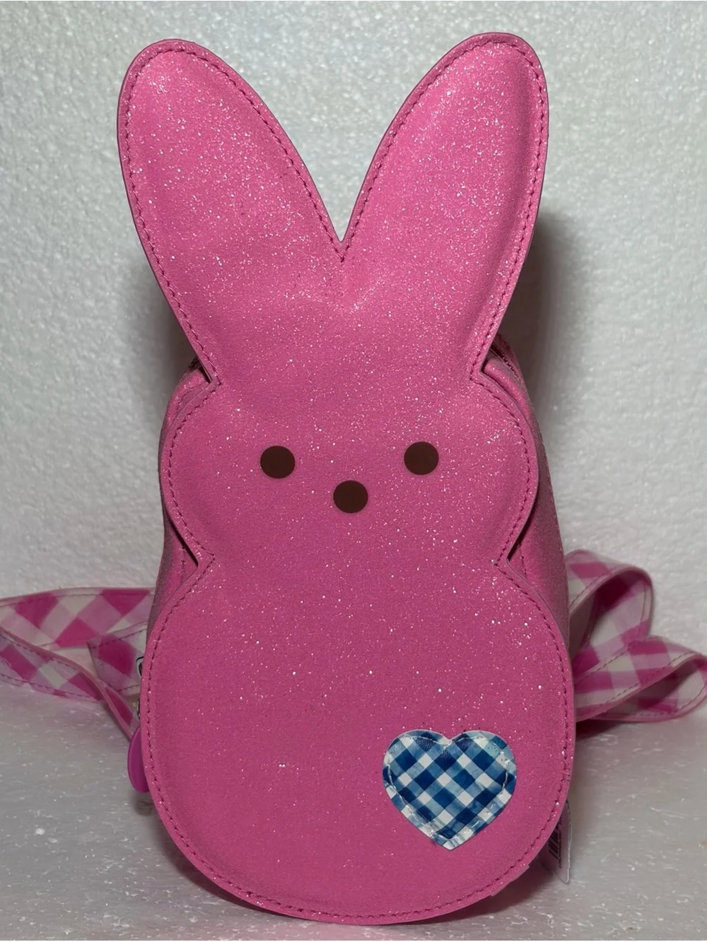 Bath and body works peeps bunny mini backpack pink marshmallow